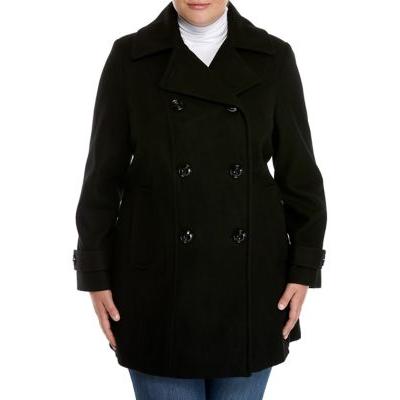 Photo 1 of Anne Klein Women's Classic Double Breasted Coat SIZE 1X
