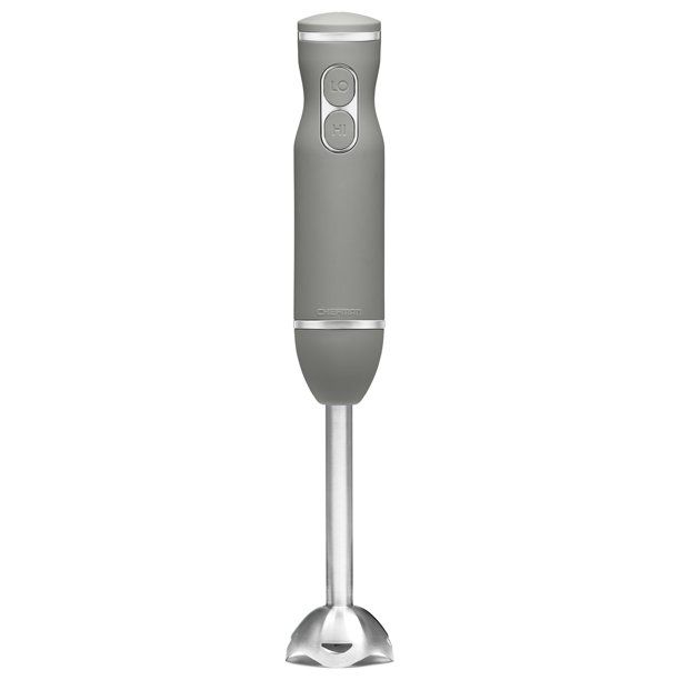 Photo 1 of Chefman?Immersion Stick Hand Blender with Stainless Steel Blades, Grey
