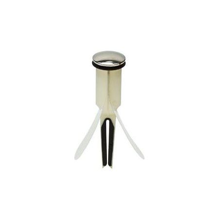 Photo 1 of 1.5 in. Cap Dia HairFREE Universal, No Clog, Easy Install/Remove Pop-Up Stopper in Chrome
