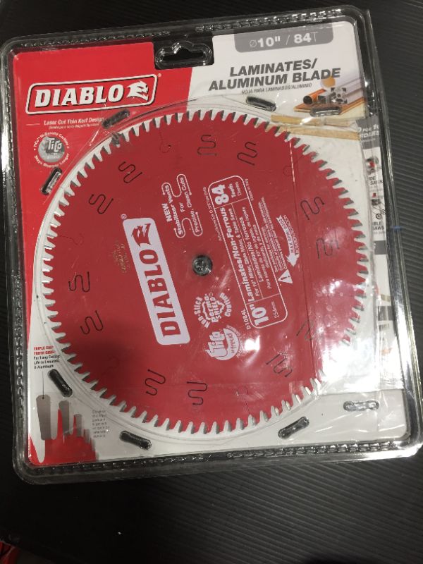 Photo 2 of 10 in. x 84-Tooth Laminate/Aluminum/Plastics Circular Saw Blade
