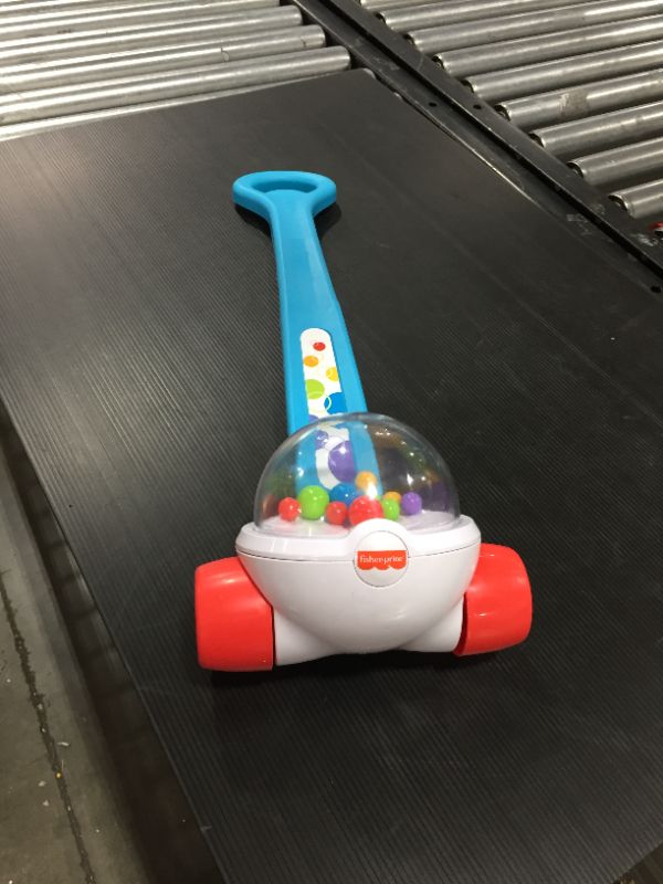 Photo 2 of Fisher-Price Corn Popper, classic push-along toy with colorful popping balls for infants and toddlers ages 12 months and up
