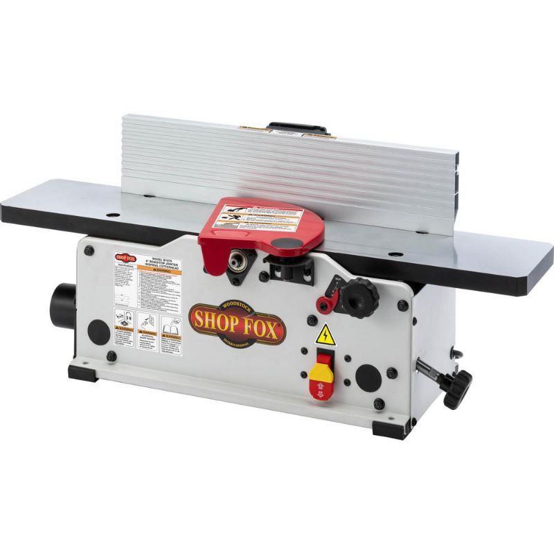 Photo 1 of "Shop Fox W1876 6" Corded Heavy Duty Benchtop Jointer W/ Spiral-Style Cutterhead"
