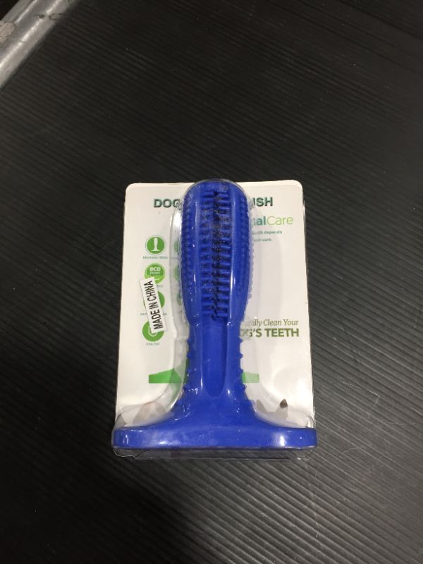 Photo 1 of Dog Toothbrush Stick for Dental Care and Cleaning Teeth Color Blue 