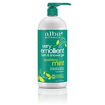 Photo 1 of Alba Botanica Very Emollient Bath & Shower Gel, Sparkling Mint, 32 fl oz
