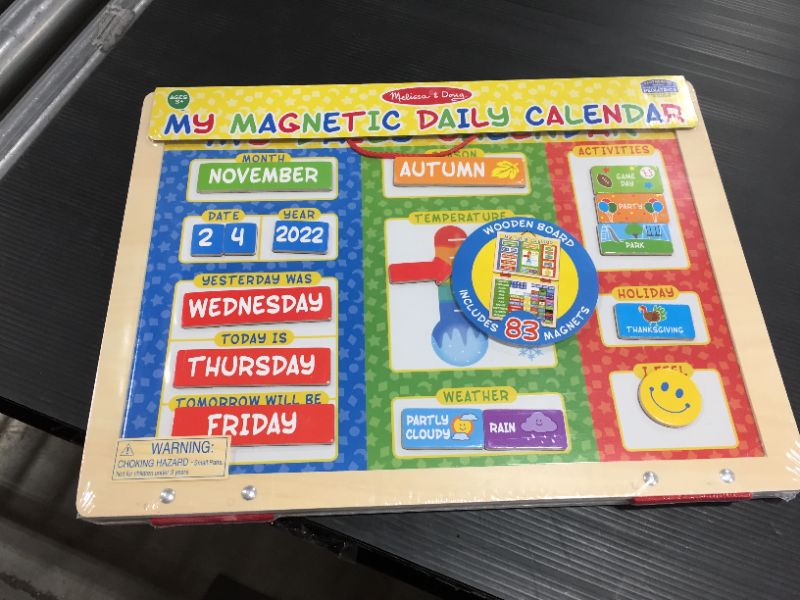 Photo 2 of Melissa & Doug My First Daily Magnetic Calendar

