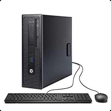 Photo 1 of HP ProDesk 600 G1 SFF Slim Business Desktop Computer, Intel i5-4570 up to 3.60 GHz, 8GB RAM, 500GB HDD, DVD, USB 3.0, Windows 10 Pro 64 Bit (Renewed) (8GB RAM | 500GB HDD) 
