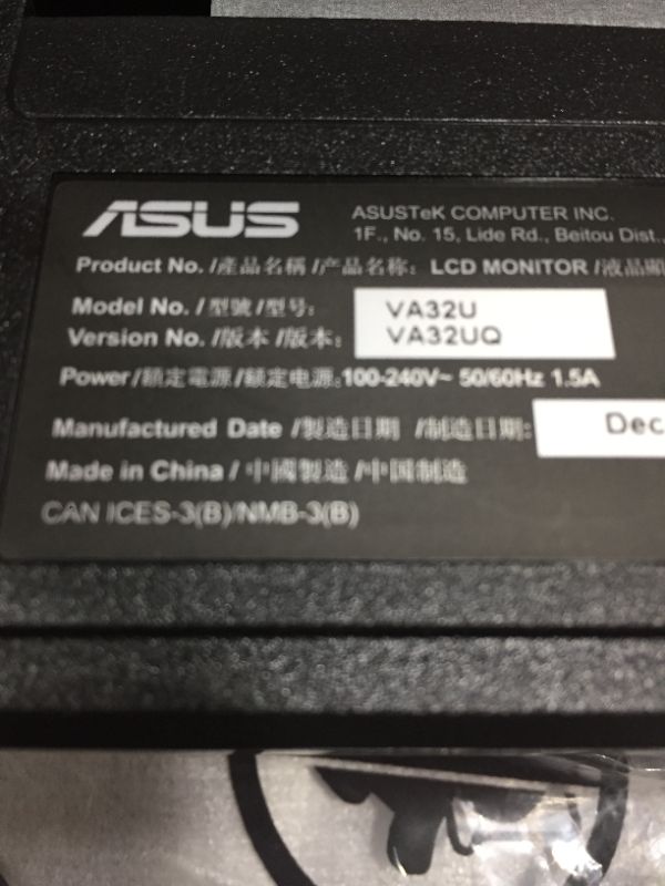 Photo 4 of ASUS VG248QG 24" G-Sync Gaming Monitor 165Hz 1080p 0.5ms Eye Care with DP HDMI DVI

