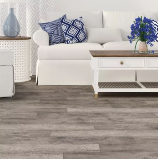 Photo 1 of 4pk Select Surfaces Sterling Laminate Flooring - Color: Silver Spring
