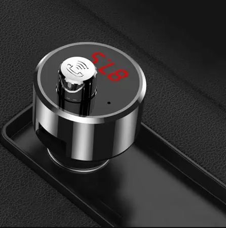 Photo 1 of Auto Drive Low Profile Bluetooth FM Transmitter, Hands-free Phone Calls with LED
