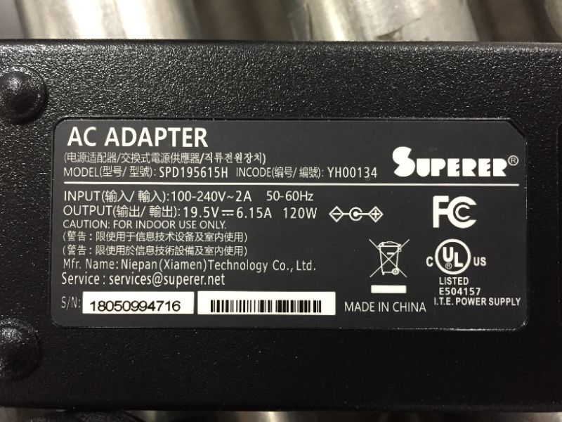 Photo 1 of superer ac adapter spd195615h