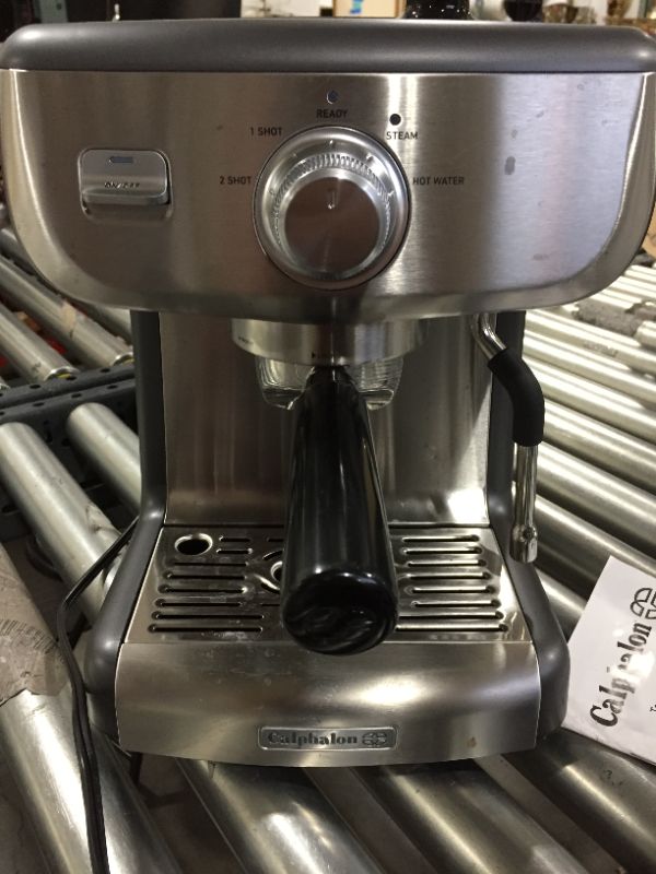 Photo 3 of Calphalon BVCLECMP1 Temp iQ Espresso Machine with Steam Wand, Stainless