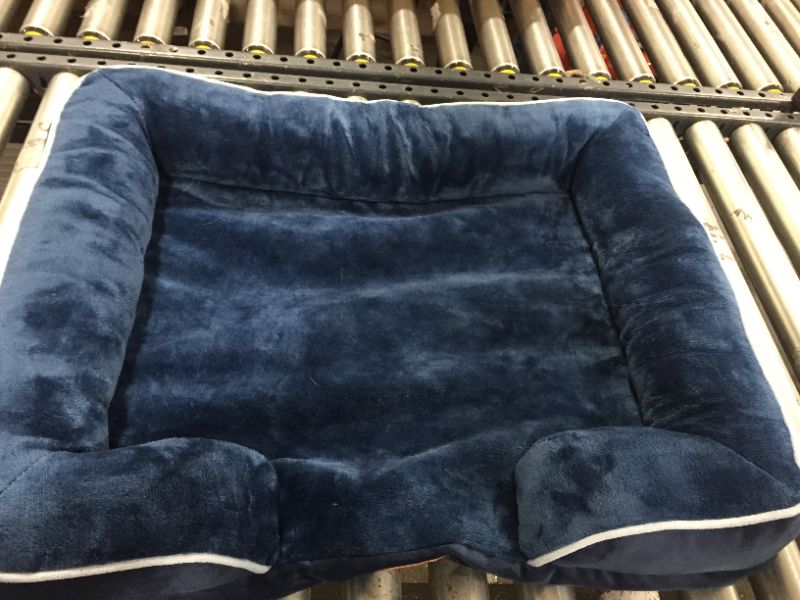 Photo 3 of Bedsure Orthopedic Dog Bed for Medium Dogs- Navy Blue size Med