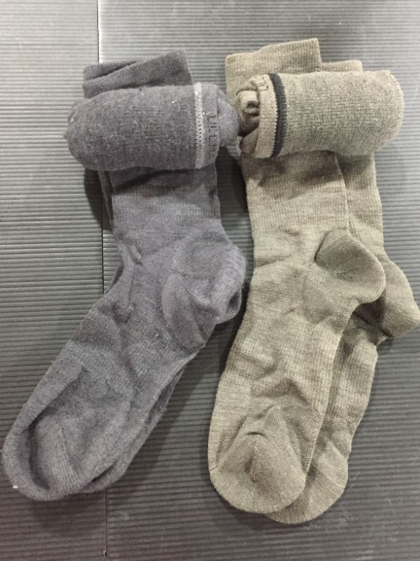 Photo 1 of 4 Pack of Tall Socks Green and Gray [Size 43-47]