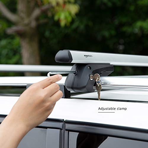 Photo 1 of Amazon Basics Universal Cross Rail Roof Rack, 52 Inches,Pack of 2
