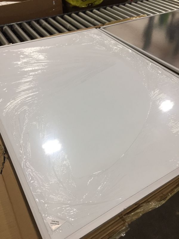 Photo 4 of 2 Pack VIZ-PRO Magnetic Dry Erase White Board, 48 X 36 Inches, Black Aluminium Frame