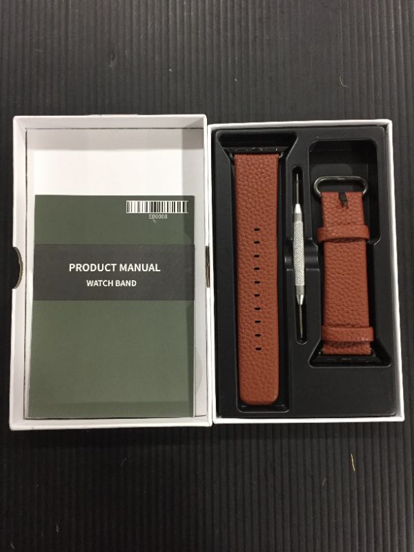Photo 1 of Fullmosa Leather Bands Compatible with Apple Watch Band
