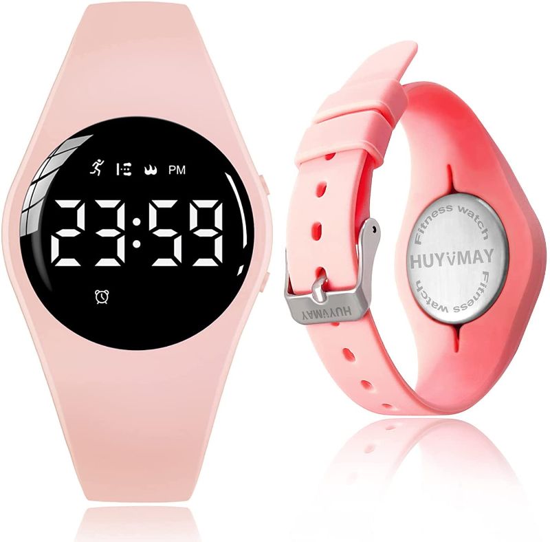 Photo 1 of HUYVMAY Fitness Tracker Pedometer Watch for Boys Girls Women