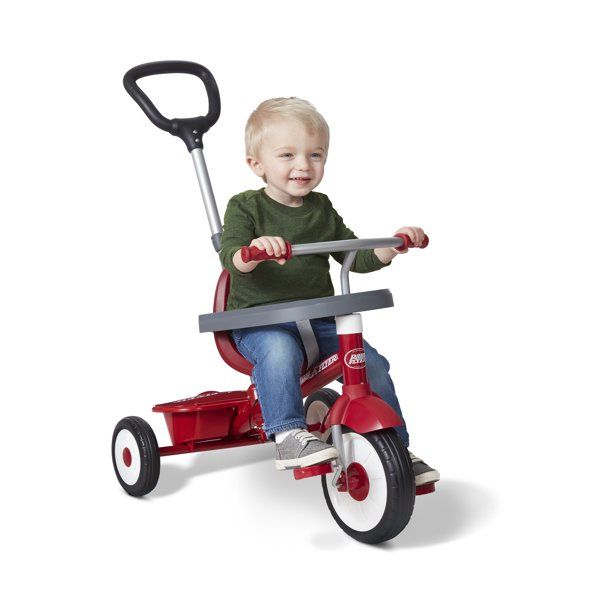 Photo 1 of Radio Flyer, 3-in-1 Stroll 'n Trike, 3 Stages Grows with Child, Red
