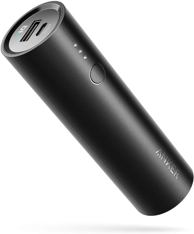 Photo 1 of Anker PowerCore 5000 Portable Charger, Ultra-Compact 5000mAh External Battery with Fast-Charging Technology, Power Bank for iPhone, iPad, Samsung Galaxy and More
