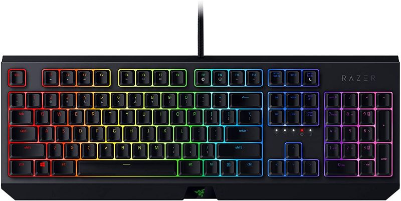 Photo 1 of Razer BlackWidow Mechanical Gaming Keyboard: Green Mechanical Switches, Tactile & Clicky, Chroma RGB Lighting, Anti-Ghosting, Programmable Macro Functionality
