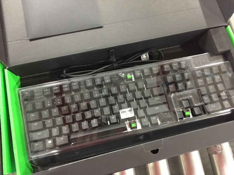 Photo 3 of Razer BlackWidow Mechanical Gaming Keyboard: Green Mechanical Switches, Tactile & Clicky, Chroma RGB Lighting, Anti-Ghosting, Programmable Macro Functionality
