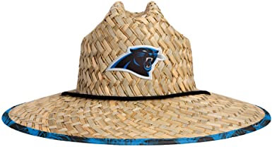 Photo 1 of FOCO Men's NFL Team Logo Floral Straw Sun Hat
