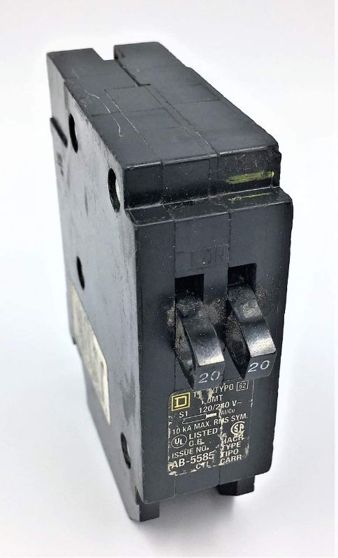 Photo 1 of Square D HOMT2020 Homeline 220 Amp SinglePole Tandem Circuit Breaker
