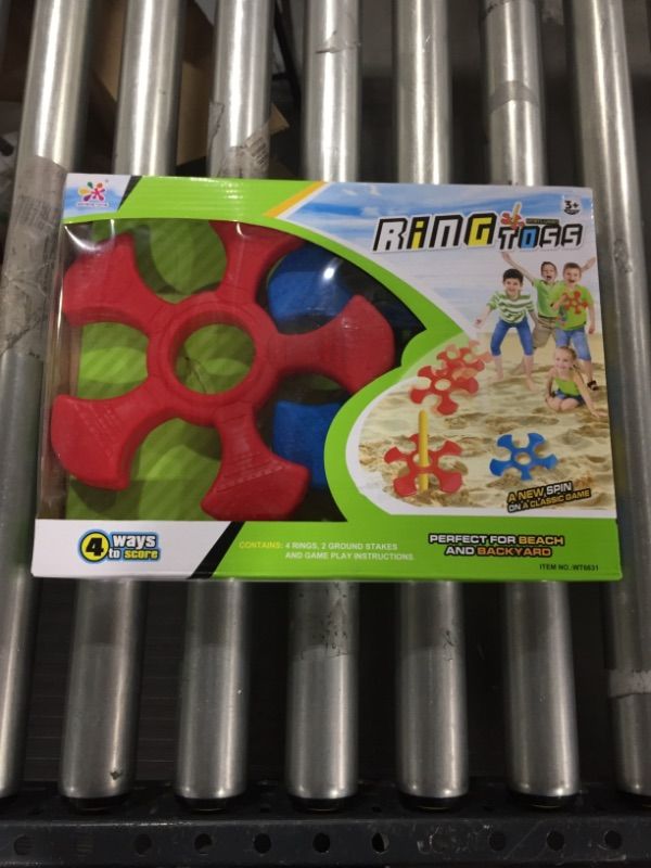 Photo 2 of Bean Bag Toss Outside Games, Ring Toss Game Outdoor Toy Set for Kids Adults Families
