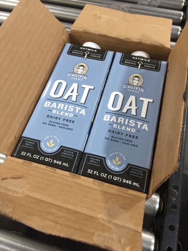 Photo 2 of Califia Farms Barista Blend Oatmilk, 32 Fluid Ounce - 6 per case
