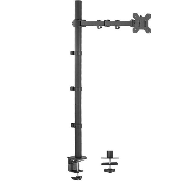 Photo 1 of VIVO Single Monitor Mount Extra Tall Adjustable Stand Fits One Screen up to 32"