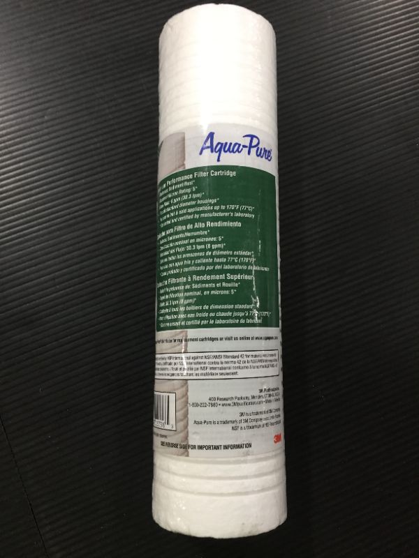 Photo 2 of 3M Aqua-Pure AP110, 5 Micron Porosity Standard Sediment Cartridge
