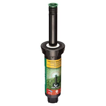 Photo 1 of [2 Pack] 1800 Series 4 in. Adjustable Pop-up Sprinkler, Black - 8 Ft.