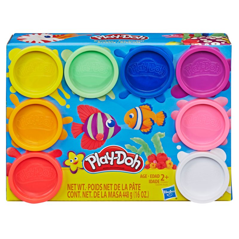 Photo 3 of Lil' Gleemerz Glowzer Furry Friend, Light up Interactive Talking Toy and Play-Doh 8-Pack Rainbow Non-Toxic Compound with 8 Colors (16 Oz)