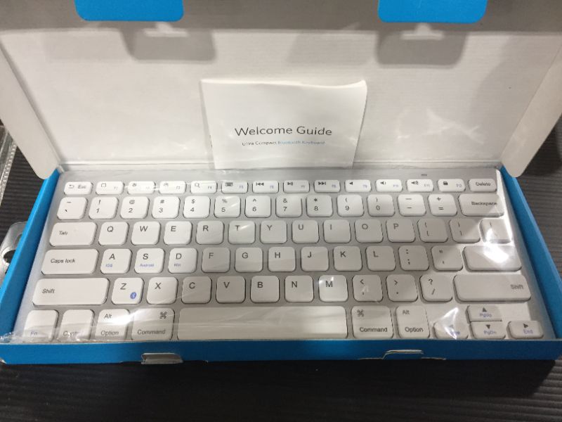 Photo 2 of Anker Bluetooth Ultra-Slim Keyboard (White)
