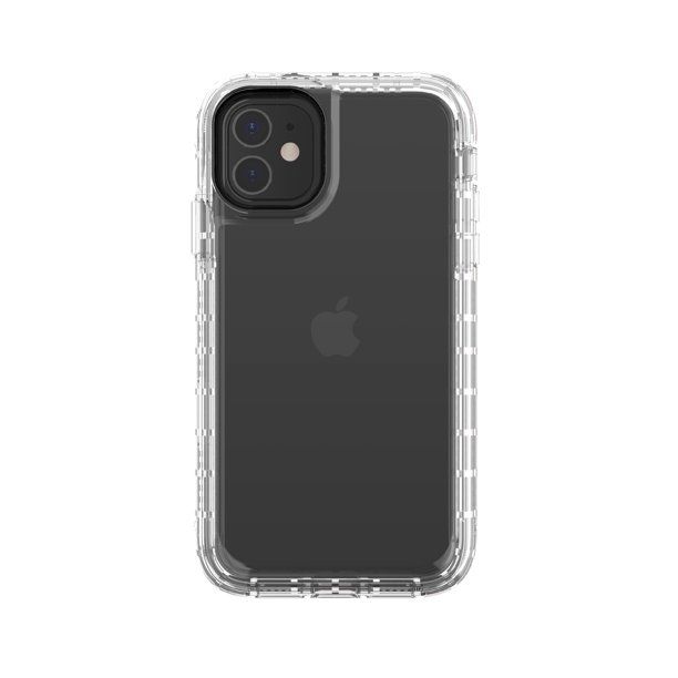 Photo 1 of Onn. Clear Rugged Case with Built-in Antimicrobial for iPhone 11
