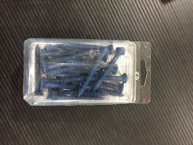 Photo 2 of 2.25 in. Star Flat Head Concrete Screws, Pack of 25