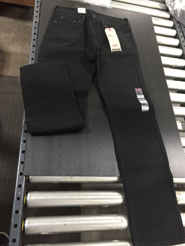 Photo 2 of Men's Levi's 513 Slim Straight Stretch Jeans, Size: 30 X 32, Black