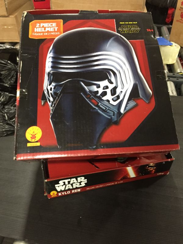 Photo 3 of Adult Star Wars Ep. 7 Deluxe Kylo Ren Helmet
