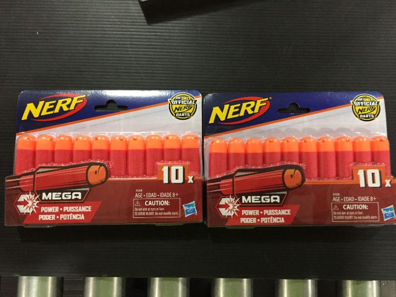 Photo 2 of [2 PACK] Nerf N-Strike Elite Mega Dart Refill Pack
