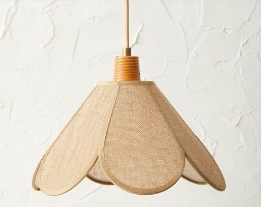 Photo 1 of Burlap Petal Ceiling Pendant - Opalhouse™ designed with Jungalow™

