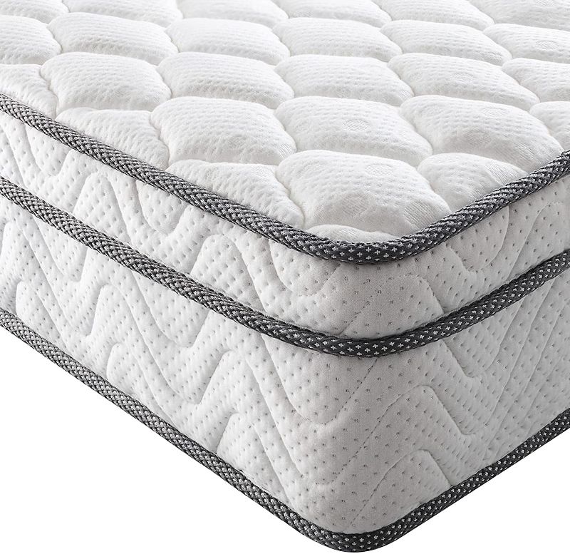 Photo 1 of [Queen Size] Pillowtop Mattress Ergonomic Design with Breathable Foam and Pocket Spring/Medium Plush Feel