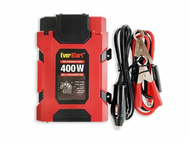 Photo 1 of Everstart 400w Max Continuous Power Inverter (Converts Vehicle DC To AC Power) C
