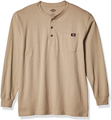 Photo 1 of Dickies Men's Big-Tall Long-Sleeve Heavyweight Henley