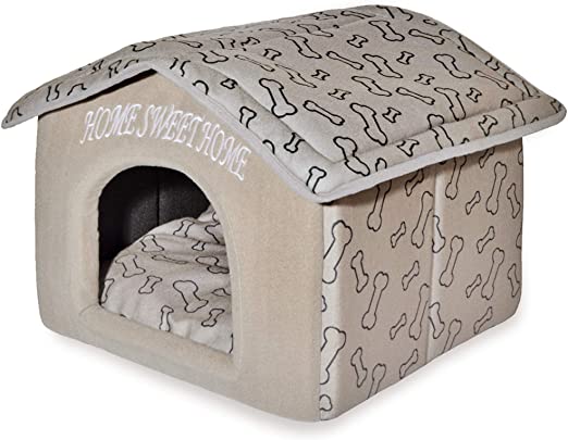 Photo 1 of Best Pet Supplies Portable Indoor Pet House – Perfect for Cats & Small Dogs, Easy To Assemble – Brown