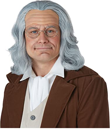 Photo 1 of California Costumes Adult Benjamin Franklin Wig