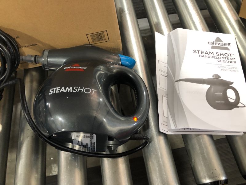 Photo 2 of Bissell SteamShot Hard Surface Steam Cleaner with Natural Sanitization, Multi-Surface Tools Included to Remove Dirt, Grime, Grease, and More, 39N7V