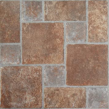 Photo 1 of 
Achim Home Furnishings FTVGM33220 Nexus 12-Inch Vinyl Tile, Geo Brick Pavers, 20-Pack