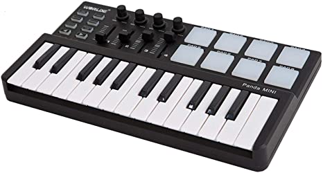 Photo 1 of Btuty 25-Key MIDI Keyboard Panda mini Portable Mini Drum Pad MIDI Controller, USB