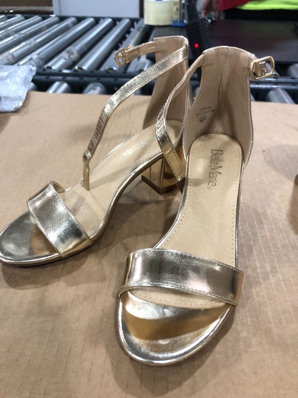 Photo 1 of Bella Marie Jean Women's Strappy Open Toe Block Heel Sandals
SIZE 5.5