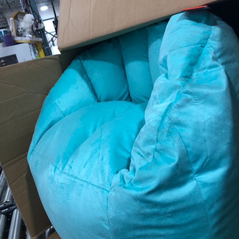 Photo 3 of Big Joe Milano Beanbag Chair Mint Plush